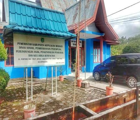 Kantor Dinsos P3AP2KB Kabupaten Kepulauan Meranti.